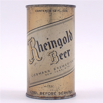 Rheingold Beer LONGISH OPENER Flat Top 123-32