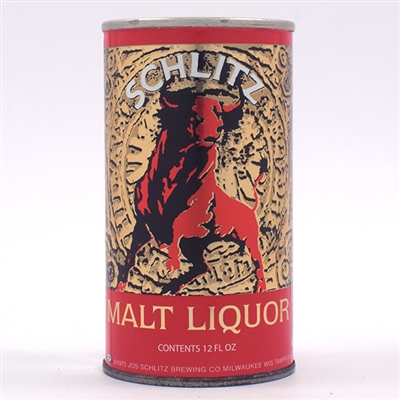 Schlitz Malt Liquor Foil Test Pull Tab UNLISTED