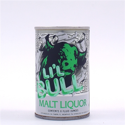 Schlitz Malt Liquor LIL BULL 8 OZ Test Pull Tab 225-5