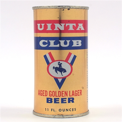 Uinta Club Beer 11 OUNCE Flat Top CRISP 142-9