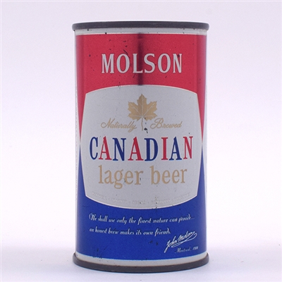 Molson Canadian Beer Flat Top WE SHALL USE RARE