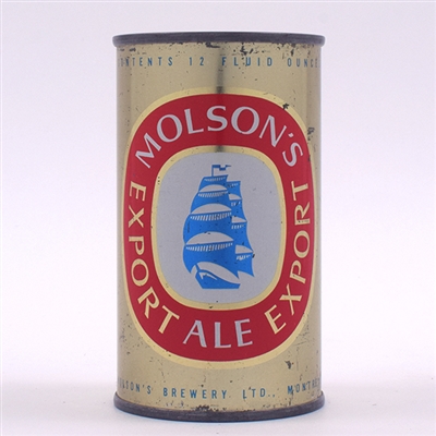 Molsons Ale Canadian Flat Top LARGE MANDATORY TEXT