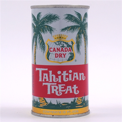 Canada Dry Tahitian Treat Soda Flat Top ENAMEL