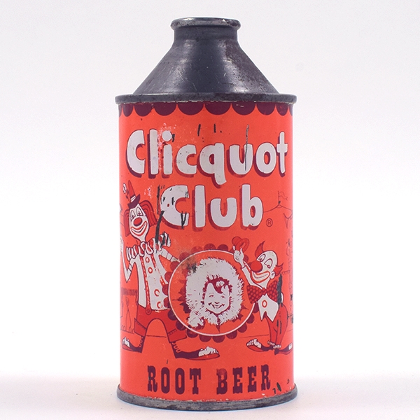 Clicquot Club Root Beer Soda Cone Top RARE