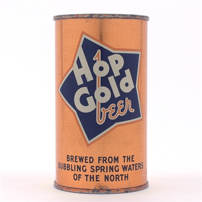 Hop Gold Beer Opening Instruction Flat Top WOW 83-20