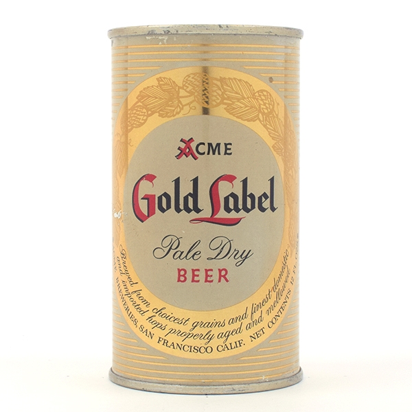 Acme Gold Label Beer Flat Top SAN FRANCISCO 29-14