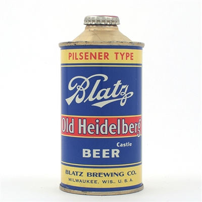 Blatz Old Heidelberg Beer Cone Top IMMACULATE 153-22