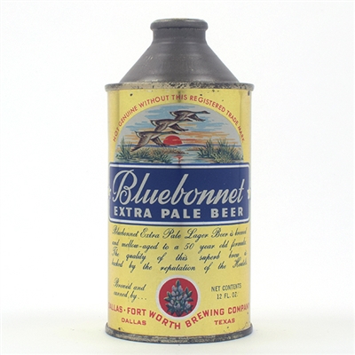 Bluebonnet Beer Cone Top NON-IRTP 153-32