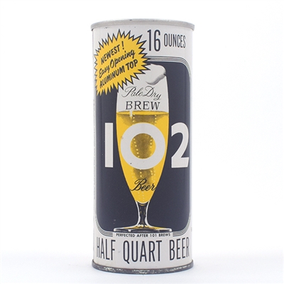 Brew 102 Beer Half Quart Soft Top Flat Top 226-4