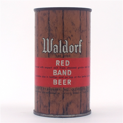 Waldorf Red Band Beer Flat Top 144-6