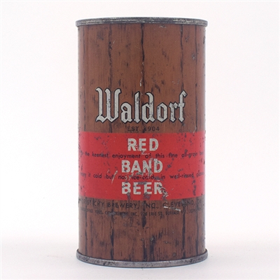 Waldorf Red Band Beer Flat Top 144-8