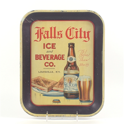 Falls City Ice and Beverage Co Prohibition Era Serving Tray