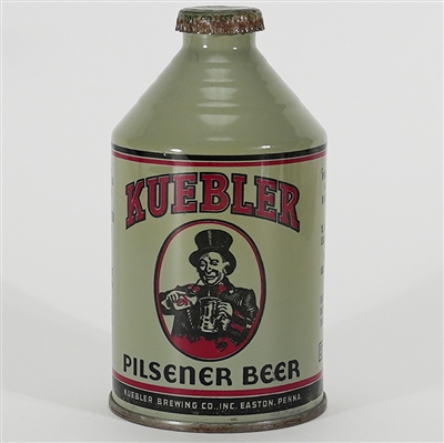 Kuebler Pilsener BATTLESHIP GRAY Crowntainer  RARE MINTY 196-23