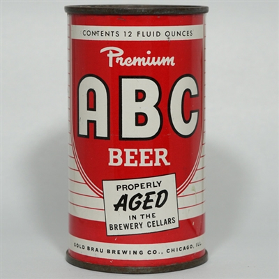 ABC Beer Flat Top TOUGH BLACK TEXT 28-5