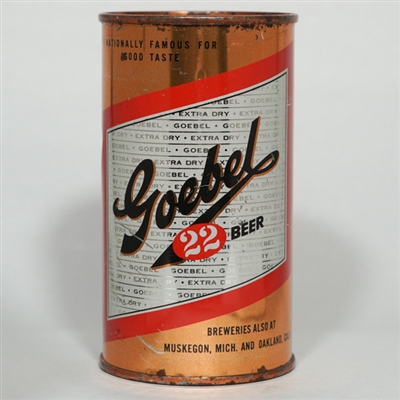 Goebel Beer Flat Top DETROIT 71-3