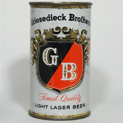 Griesedieck Bros Light Lager Beer Flat Top 76-22