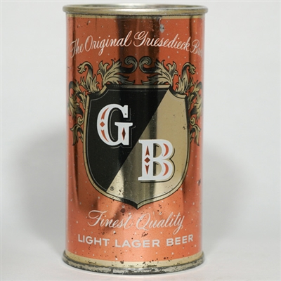 Griesedieck Bros Light Lager Flat Top COPPER 76-24
