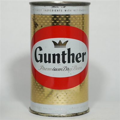 Gunther Premium Beer Flat Top ACC NO LOGO 78-28