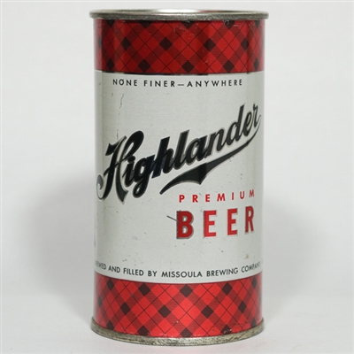 Highlander Premium Beer Flat Top 82-12