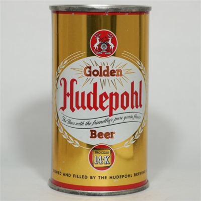 Hudepohl Beer Flat Top SHINY 84-13