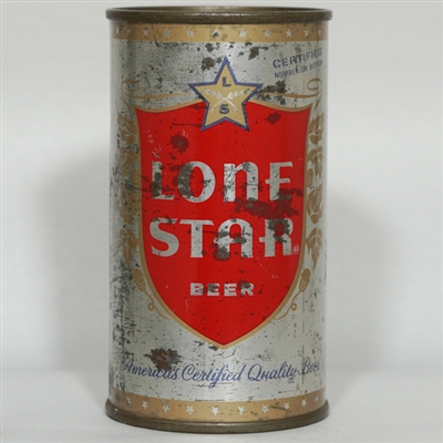 Lone Star Beer Flat Top SILVER UNLISTED 