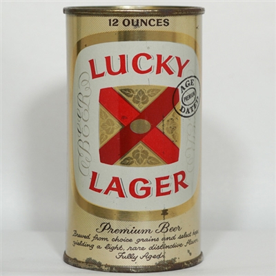 Lucky Lager Beer Flat Top 93-23