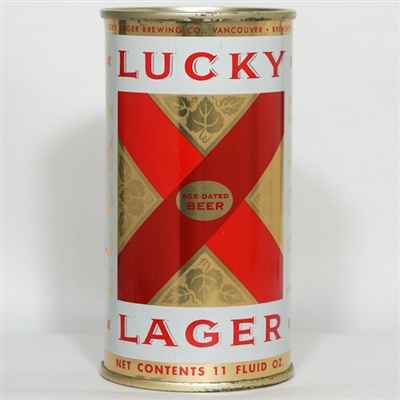 Lucky Lager Beer Flat Top DNCMT4 LID CLEAN 94-1