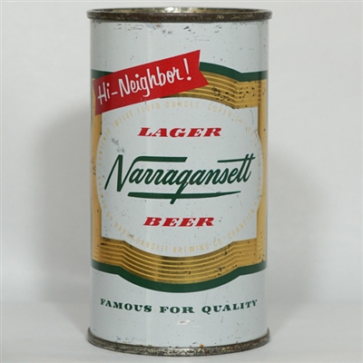 Narragansett Lager Beer Flat Top 101-28