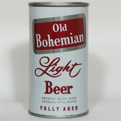 Old Bohemian Light Beer Flat Top ENAMEL 104-26