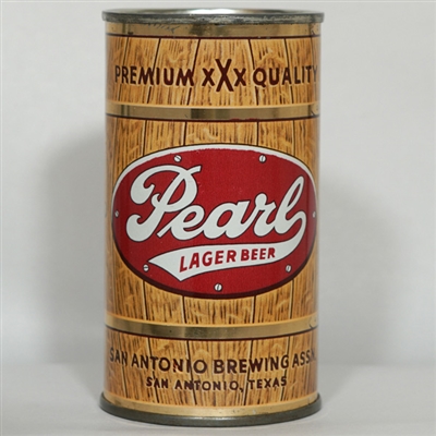 Pearl Lager Beer Flat Top CRIMP SEAM 113-4