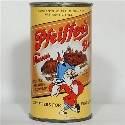 Pfeiffer Beer Flat Top CANS INC 114-2