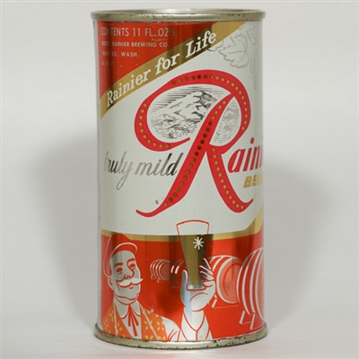 Rainier Special Care 11oz Flat Top NEAR RED SEATTLE 