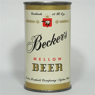 Beckers Mellow Beer Flat Top 3.2 STATEMENT UTAH LID 35-28