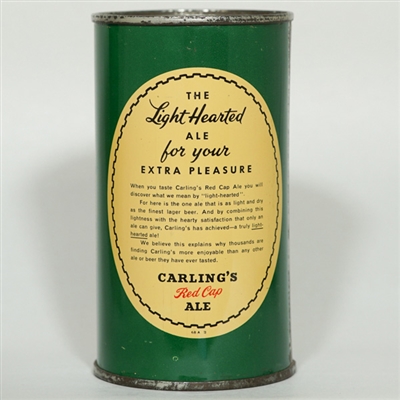 Carling Red Cap Ale Flat Top 119-14