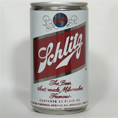 Schlitz Beer Pull Tab TEST CAN UNLISTED SILVER BANDS L242-30