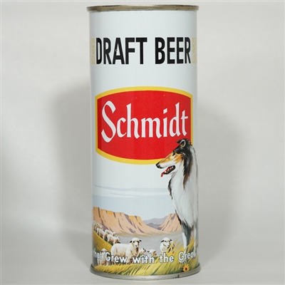 Schmidt Draft Beer Bank Top Pint Collie Dog HERDING SCENE 203-2
