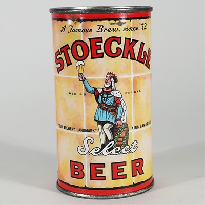 Stoeckle Select Beer Flat Top CLEAN 137-1