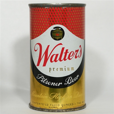 Walters Premium Pilsner Beer Flat Top 70 YEARS VANITY 144-18