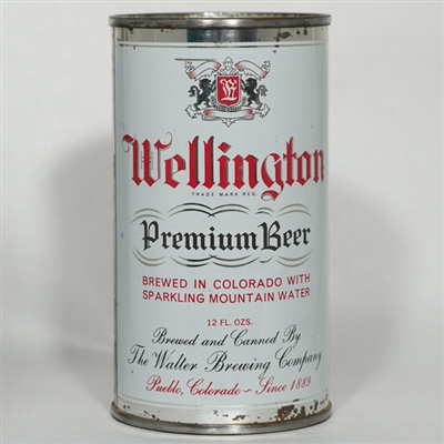 Wellington Premium Beer Flat Top SILVER 145-1