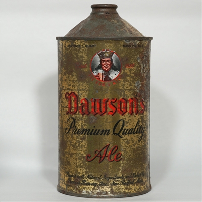 Dawsons Premium Quality Ale Cone Top Quart Metallic 206-15