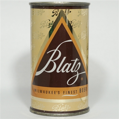 Blatz Beer Flat Top ORANGE ACCENTS CLEAN 39-20