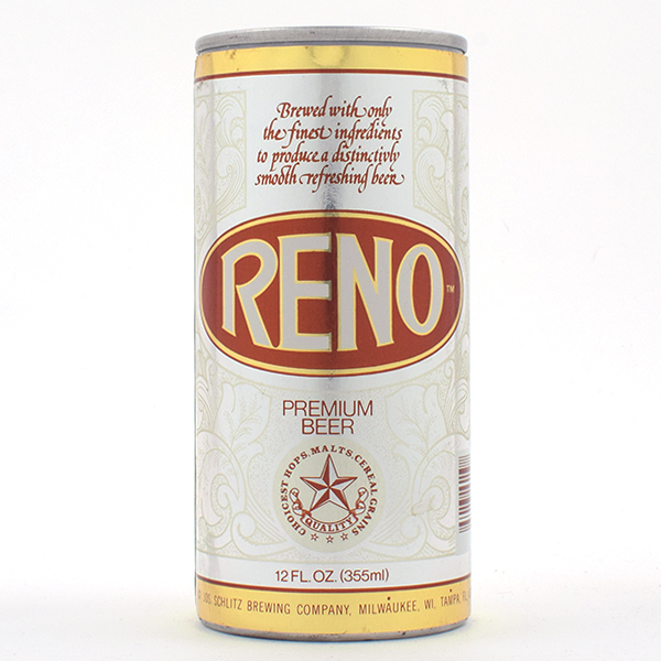 Lot Detail Reno Beer Test Tall 12 oz Foil Label Pull Tab 23940