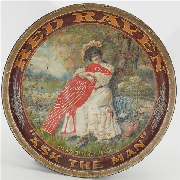Red Raven Ask The Man Dear Old Red Raven Tray