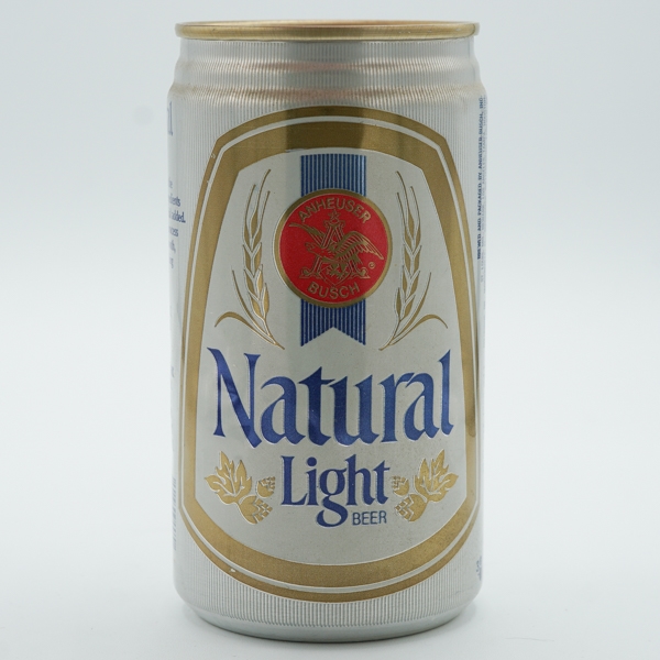 Natural Light Beer Test Can LIGHTER BLUE 