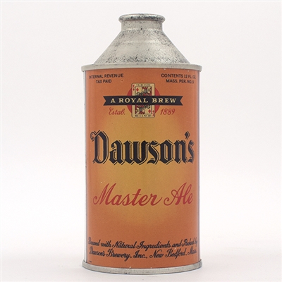 Dawsons Master Ale Cone Top 158-29