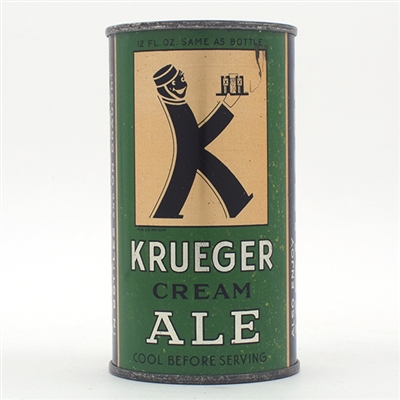 Krueger Ale Instructional Flat Top SMALL OPENER 89-27