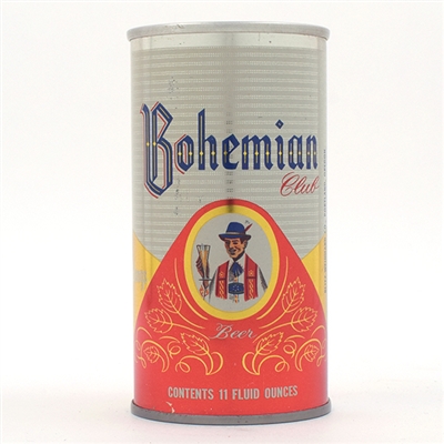 Bohemian Club Beer 11 oz Early Ring Pull Tab BLITZ 44-19