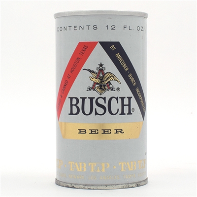 Busch Beer Test Early Ring Pull Tab HOUSTON 229-27