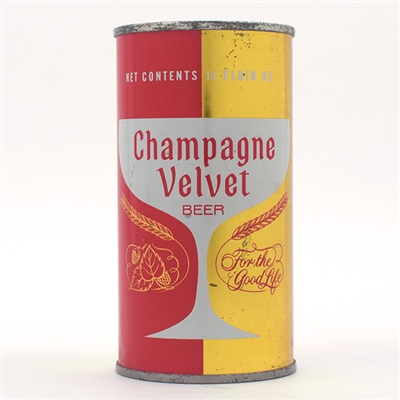 Champagne Velvet Beer 11 oz Flat Top METALLIC 49-7