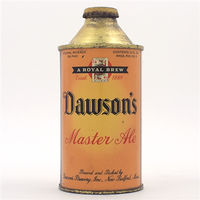 Dawsons Master Ale Cone Top 158-28